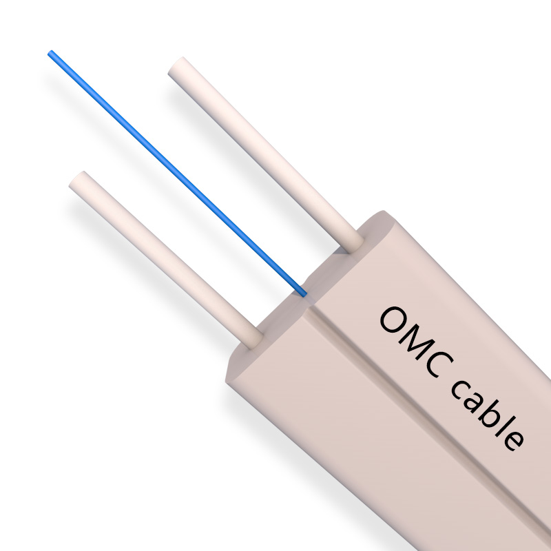 1F Butterfly flat ftth drop cable