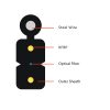 1F Aerial Self-support FTTH Drop cable-Solid wire+FRP