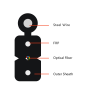 8-12 cores Aerial Self-support FTTH Drop cable