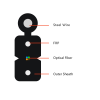 4 cores Aerial Self-support FTTH Drop cable