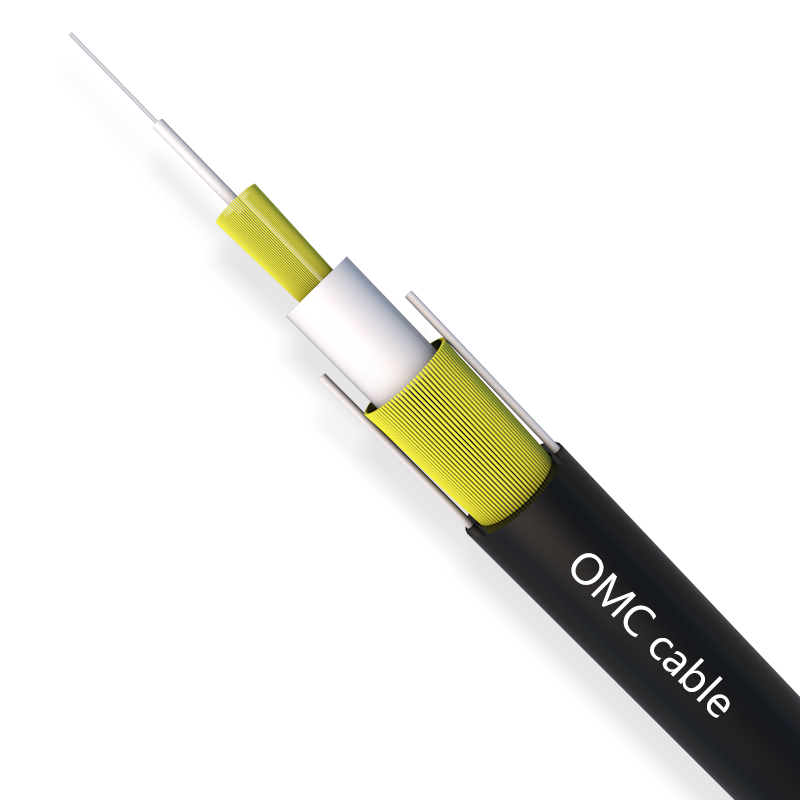 1F 5.0mm SM FTTH Drop cable-Double Sheath HDPE-High Tensile