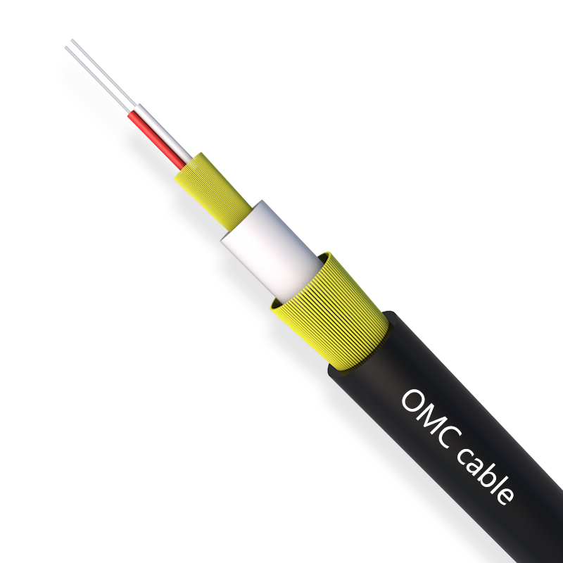 2F 5.0mm SM FTTH Drop cable LSZH -Double Sheath