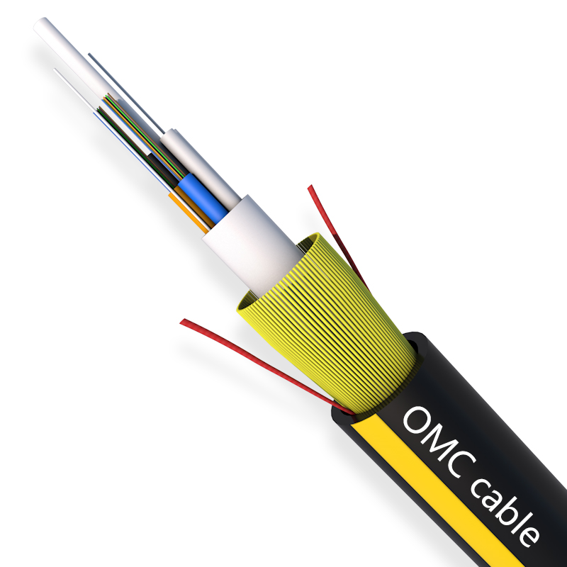 100m Span 8-24cores SM ADSS Cable-Single sheath