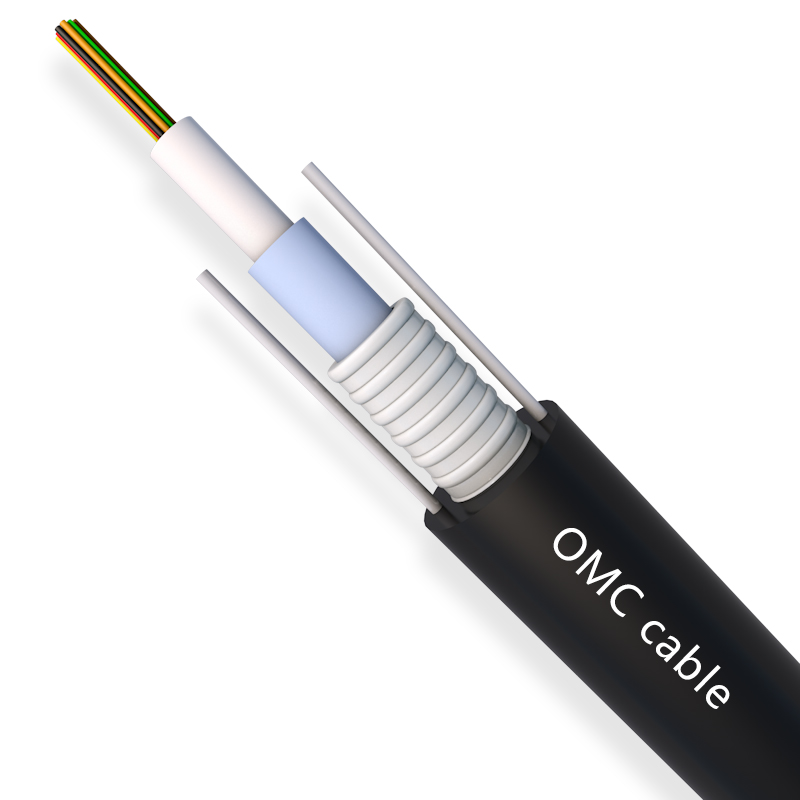 2-12F Unitube Armored Cable (GYXTP) Glass Yarn PE