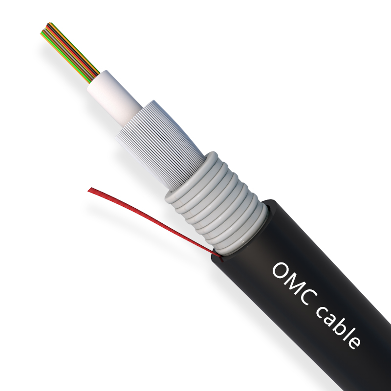 2-24F Unitube Armored Cable (GYXTS) - Glass Yarn PE