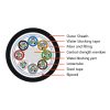 24F Stranded Loose Tube Armored Cable (GYHTSH) LSZH