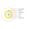 2-12F 4.0mm Central Loose Tube cable with Jelly