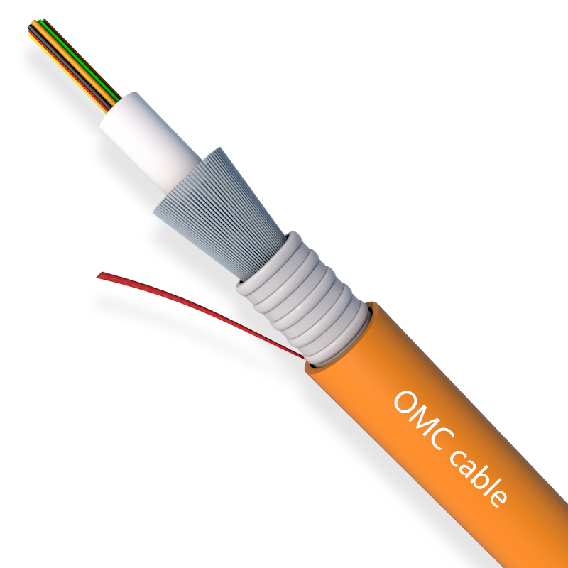 2-12F Armored Central Loose Tube Indoor&Outdoor cable with Jelly
