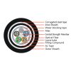 2-144F Stranded Loose Tube Double Armored&Sheath Cable (GYTA53) PE