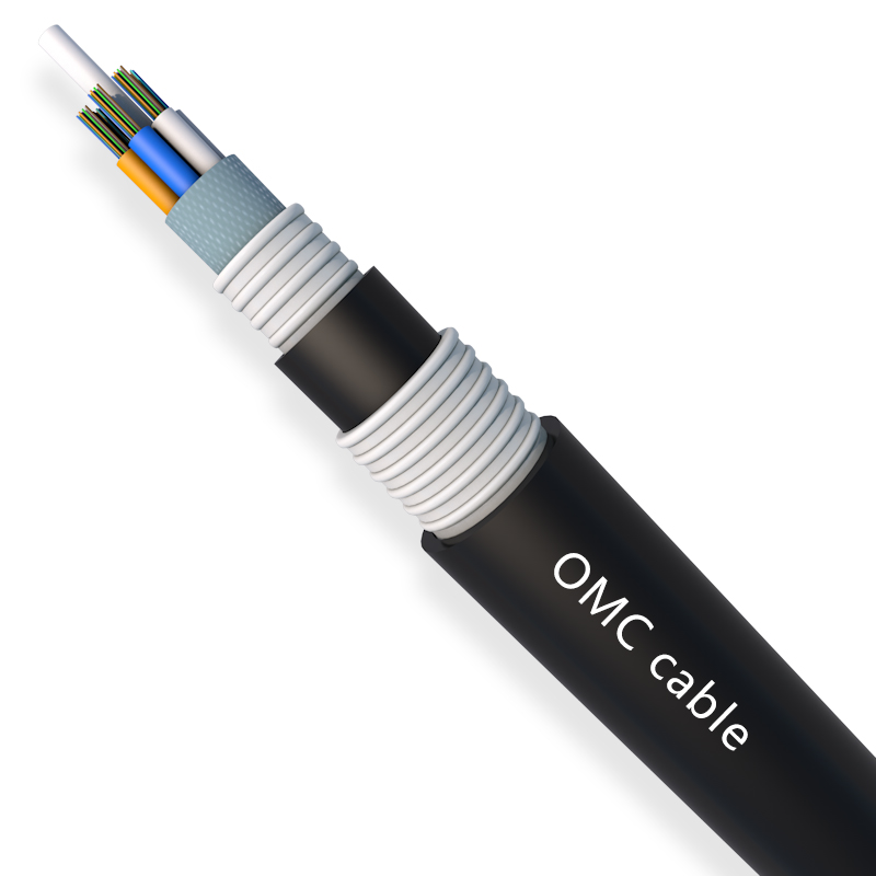 2-144F Stranded Loose Tube Double Armored&Sheath Cable (GYTS53) PE