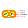 24F Flat micro fiber cable