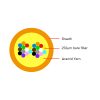 24F Micro fiber cable for MPO