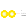Duplex Optical fiber cable (Zip cord)
