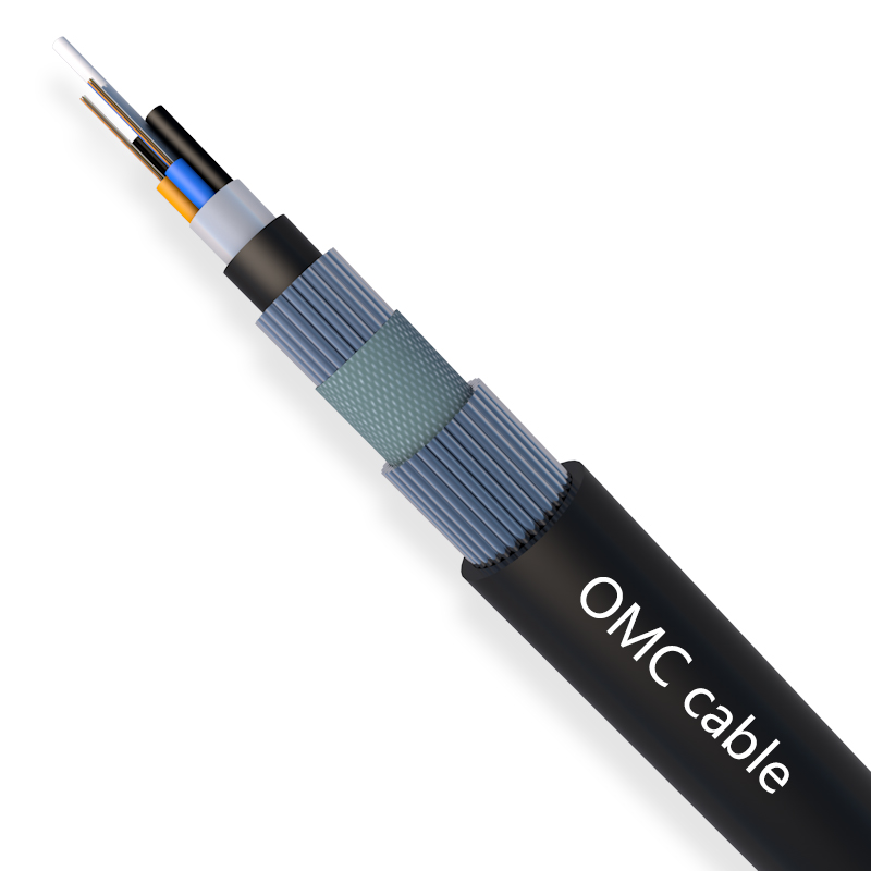 4-144F Stranded Loose Tube Double Armored&Sheath Cable (GYTA333) PE