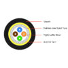 4C Uni-tube Duplex armored cable-4.8mm OD TPU fanout 0.6mm