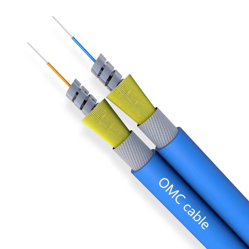 Zipcord Duplex 3.0mm armored cable with metal braiding