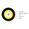 2-12F 6.0mm Central Loose Tube cable with Jelly+Aramid Yarn